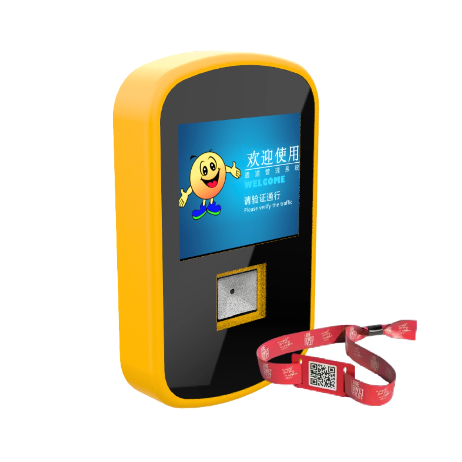 RFID reader for ticketing system for theme parks