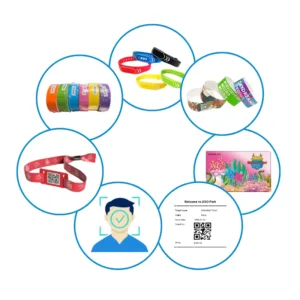 waterproof silicone RFID wristband for events